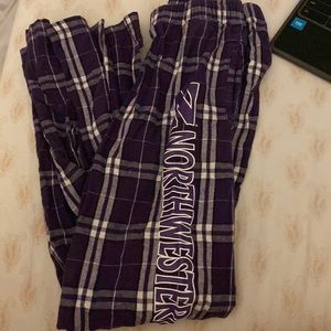 Northwestern flannel pants